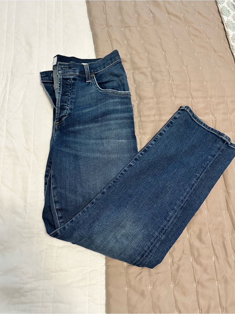 Citizens Of Humanity Men's Slim Straight Blue Jeans